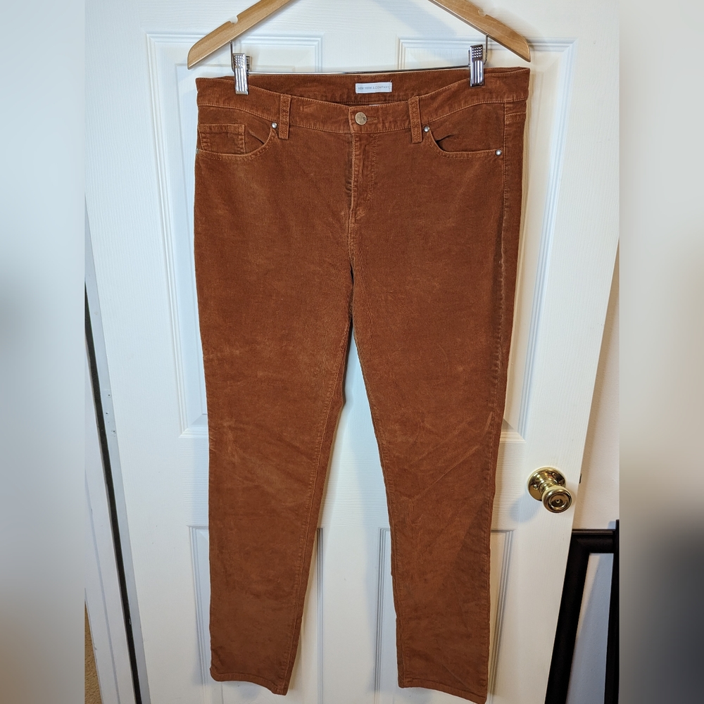 New York & Company Women's brown corduroy pants size 12